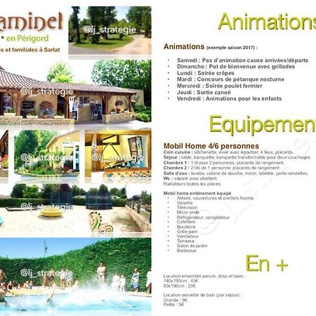 Agreable Mobil-Home Climatise A Sarlat Camping Familiale 3* Temniac Εξωτερικό φωτογραφία